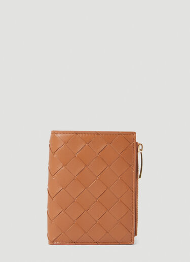 Bottega Veneta Small Intrecciato Wallet Brown bov0253050