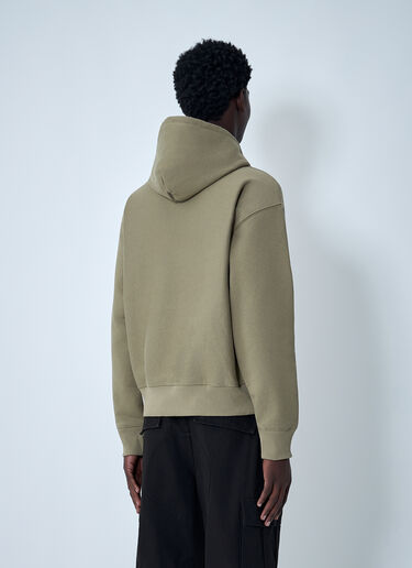 Stüssy Logo Motif Hooded Sweatshirt Olive sts0162025