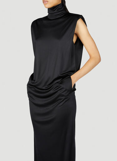 High Neck Maxi Dress Sportmax High Neck Maxi Dress Black spx0253016