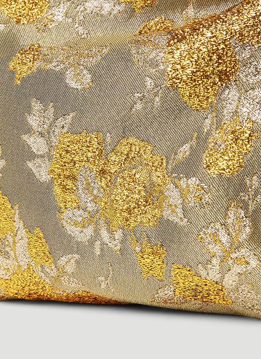 Dries Van Noten Twisted Handle Handbag Gold dvn0253006