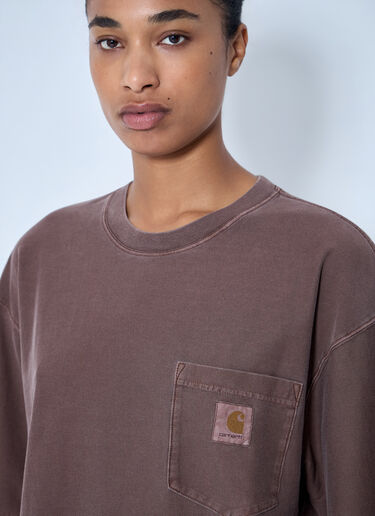 LN-CC® - Carhartt WIP: Loose Pocket T-Shirt - Brown Carhartt WIP Loose Pocket T-Shirt Brown wip0365007