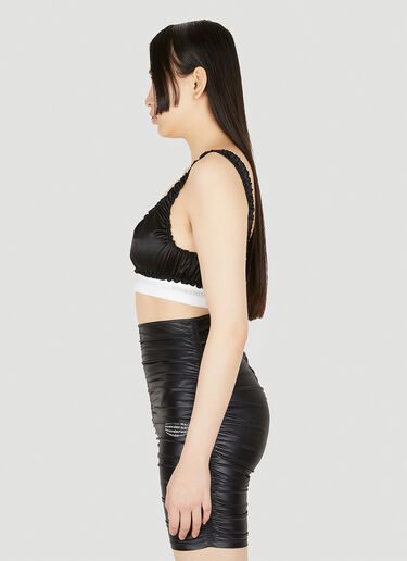 Alexander Wang Ruched Crop Top Black awg0247063