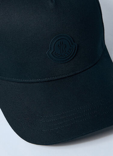 Moncler Logo Patch Baseball Cap Black mon0159055