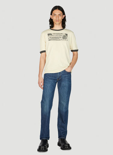 Levi's 1970S Ringer T 恤 米色 lvs0151005