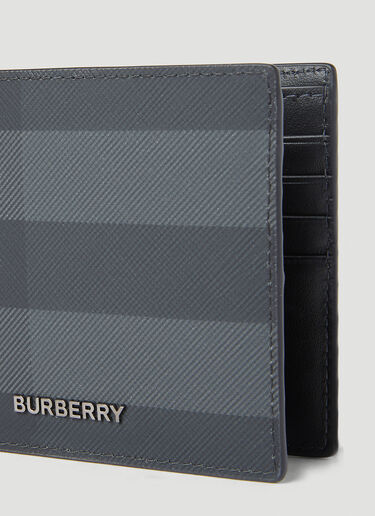 Burberry 双折格纹钱包 灰色 bur0152005