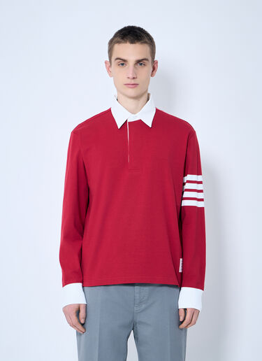 Thom Browne Rugby Jersey Long Sleeve Top Red thb0159007