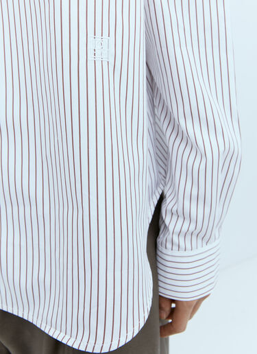 Signature Stripe Shirt TOTEME Signature Stripe Shirt White tot0254019