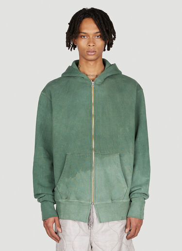 NOTSONORMAL Splashed Hooded Sweatshirt Green nsm0351019