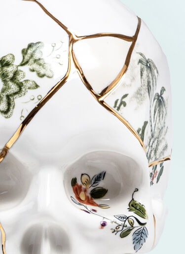 Seletti Kintsugi Skull White wps0691655