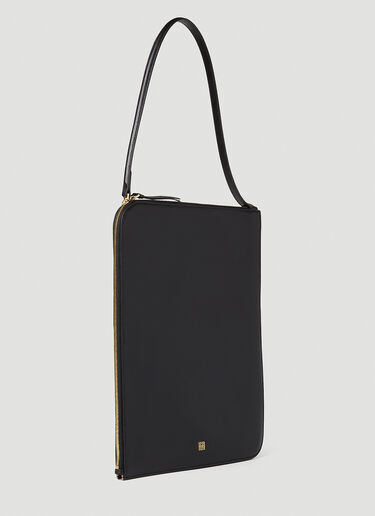 TOTEME Slim Shoulder Bag Black tot0252004