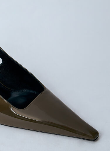 Saint Laurent Lee 露跟浅口鞋 棕色 sla0259031
