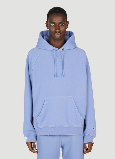 Champion Logo Embroidered Hooded Sweatshirt Cream cha0152021