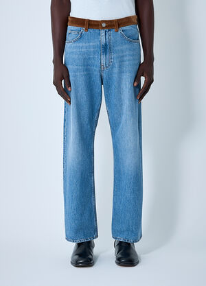 Marni Jeans With Velvet Belt Denim mni0162005