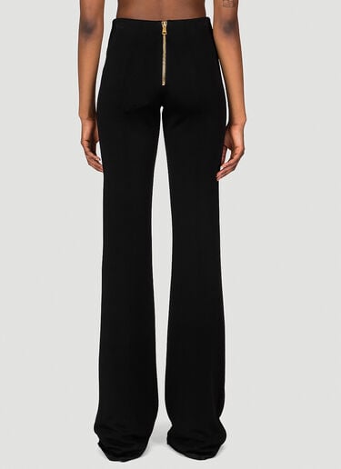 6 Button Bootcut Pants Balmain 6 Button Bootcut Pants Black bln0253010