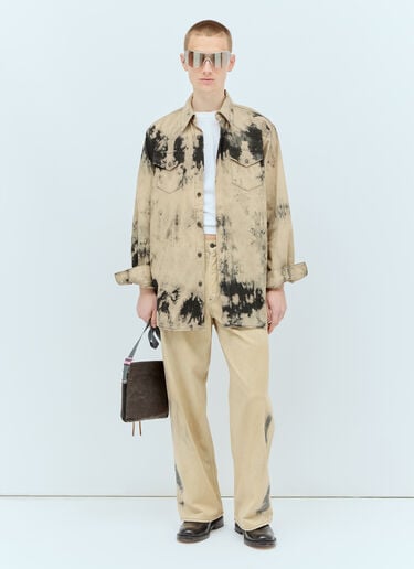 Acne Studios 帆布斜挎包  灰色 acn0355014