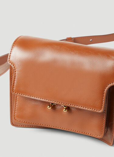 Marni Trunk Soft Mini Shoulder Bag Brown mni0253054
