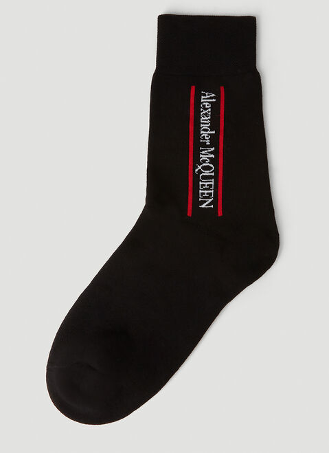 7 Moncler FRGMT Hiroshi Fujiwara Logo Intarsia Socks Multicolour mfr0351002