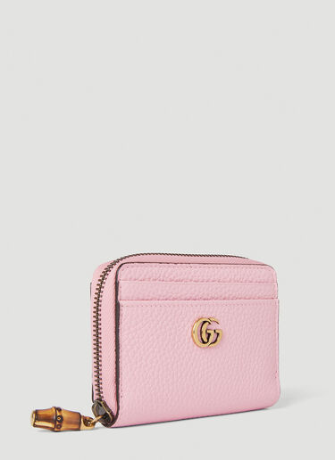 Gucci 双 G 卡包 粉色 guc0252114