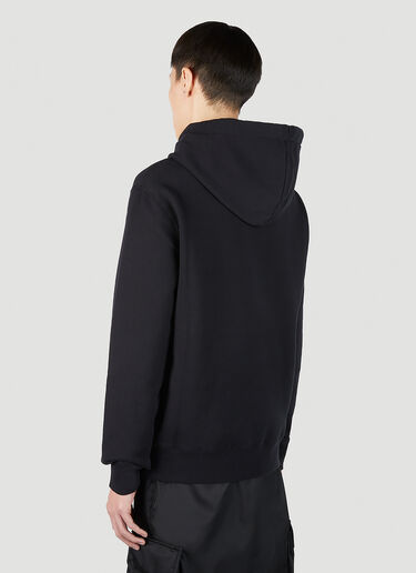 Lanvin Fleece Logo Hooded Sweatshirt Black lnv0151004