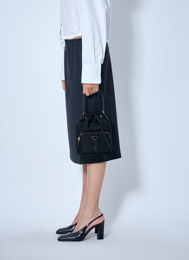 Re-Nylon Bucket Bag Prada Re-Nylon Bucket Bag Black pra0260038
