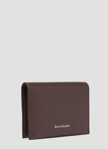 Acne Studios Bi-Fold Wallet  Brown acn0346026