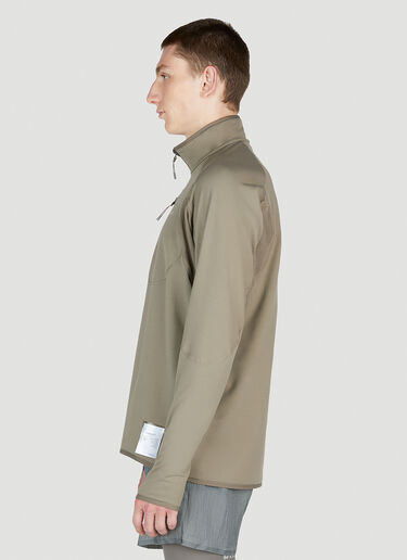 Ghostfleece Half Zip Sweatshirt Satisfy Ghostfleece Half Zip Sweatshirt Khaki sat0151012