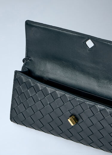 Bottega Veneta Long Andiamo Clutch Black bov0256001