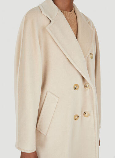 Max Mara Madame Coat White max0249020