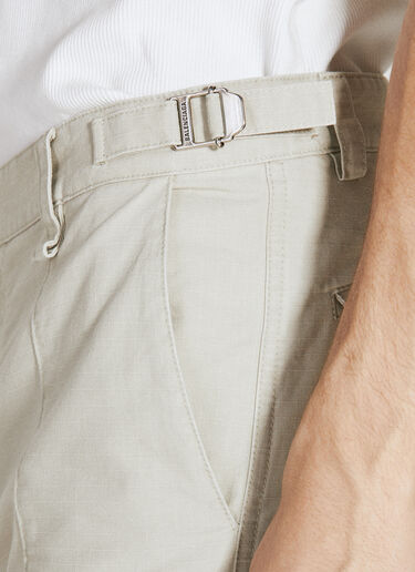 Balenciaga Flared Cargo Pants Beige bal0154007