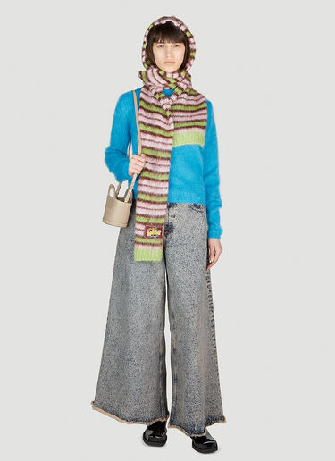 Marni 크루넥 스웨터 블루 mni0253029