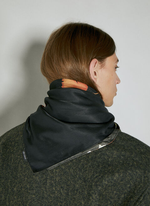 Saint Laurent Flower Bandana Brown sla0253160