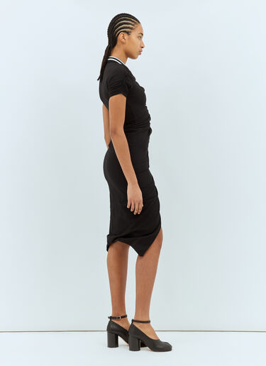 Pulling Midi Dress Vivienne Westwood Pulling Midi Dress Black vvw0259041