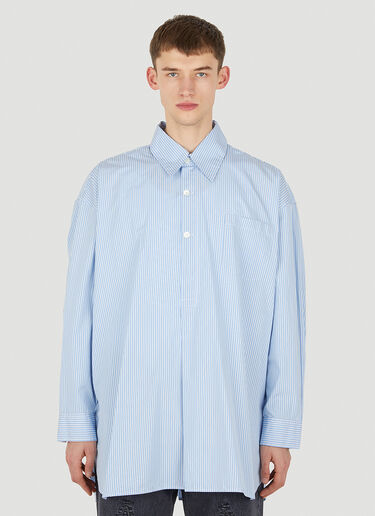 Our Legacy Striped Shirt Blue our0150011