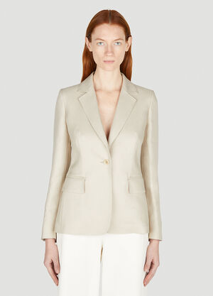 Max Mara 알파카 싱글 브레스티드 블레이저 베이지 max0252009