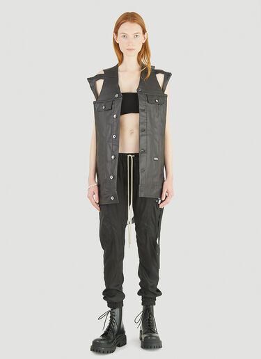 Rick Owens Cargo Track Pants Black ric0243055