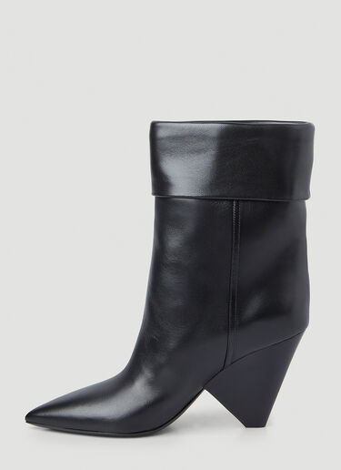 Niki Monogram Boots Saint Laurent Niki Monogram Boots Black sla0246086