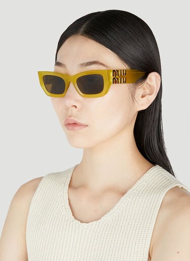 Glimpse Sunglasses Miu Miu Glimpse Sunglasses Yellow lmu0253007