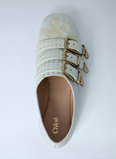 Chloé Susanna Flats White chl0263053