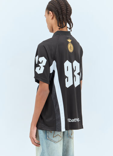 A BATHING APE® サッカージャージ  ブラック aba0158002