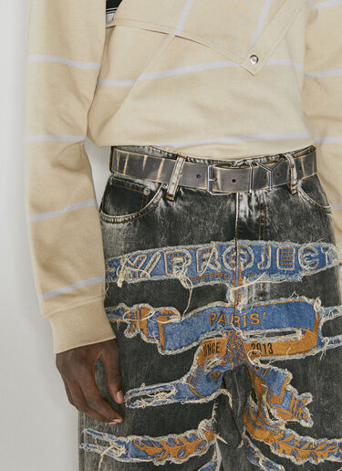Y Leather Belt Y/Project Y Leather Belt Silver ypr0153020