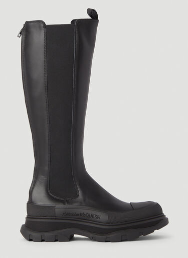 Alexander McQueen Tread Slick 及膝靴 黑 amq0245098