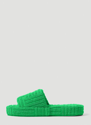 Bottega Veneta Resort Sponge Slides Green bov0249075