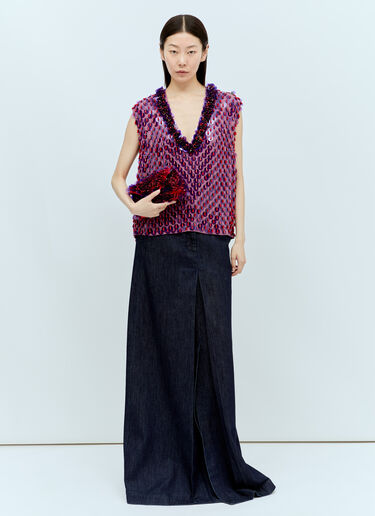Dries Van Noten Women's' Denim Maxi Skirt in Blue | LN-CC®