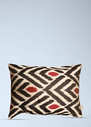 Les-Ottomans Geometric Patterned Cushion Multicolour wps0692043