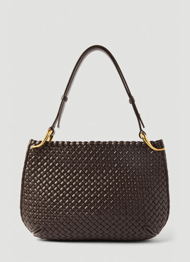 Bottega Veneta Pipe Medium Shoulder Bag Brown bov0251041