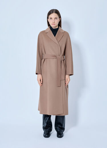 LN-CC® - Max Mara: Belted Wool Blend Coat - Camel Max Mara Belted Wool Blend Coat Camel max0265222