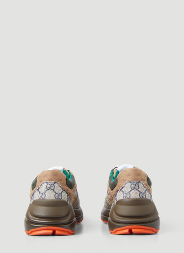 Gucci Rhyton Supreme Sneakers Brown guc0245112
