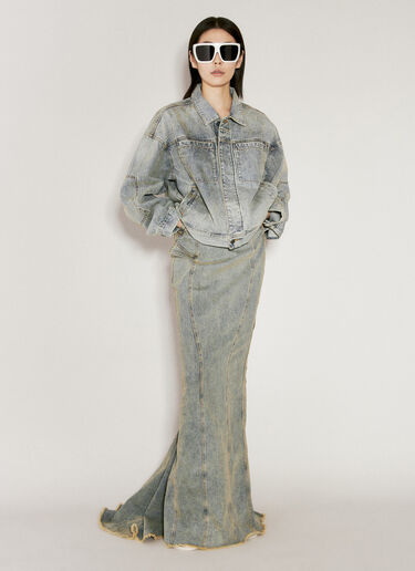 Caudal Fin Maxi Skirt Entire Studios Caudal Fin Maxi Skirt Blue ent0256005