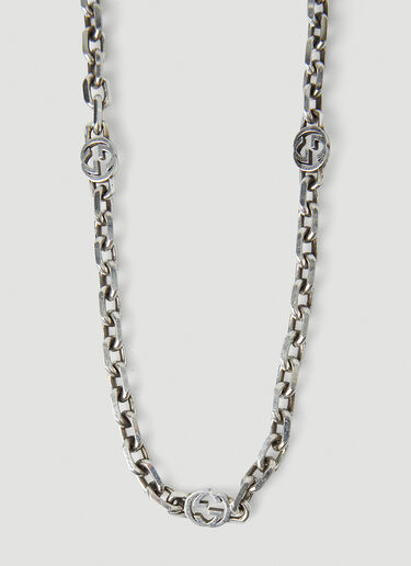 Gucci Interlocking G Necklace Silver guc0343003