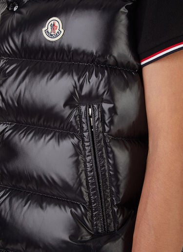 LN-CC® - Moncler: Tibb Down Vest Jacket - Black Moncler Tibb Down Vest Jacket Black mon0146015